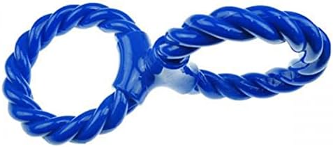 אינפיניטי ZD2053 19 TPR & חבל טבעת טבעת טוויסט טוויסט צעצוע, כחול