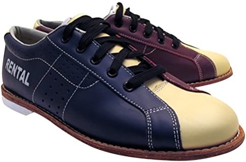 Bowlerstore גברים קלאסיים פלוס נעלי באולינג להשכרה, 10 1/2 ארהב M, כחול/אדום/שמנת