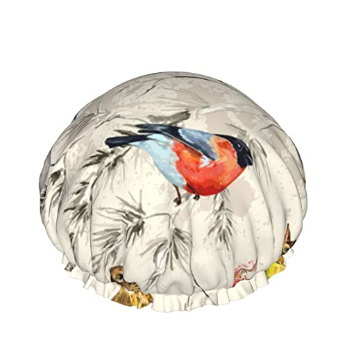נשים לשימוש חוזר למתיחה שולי שיער כובע ציפורים קטנות צבעי מים שכבות כפול